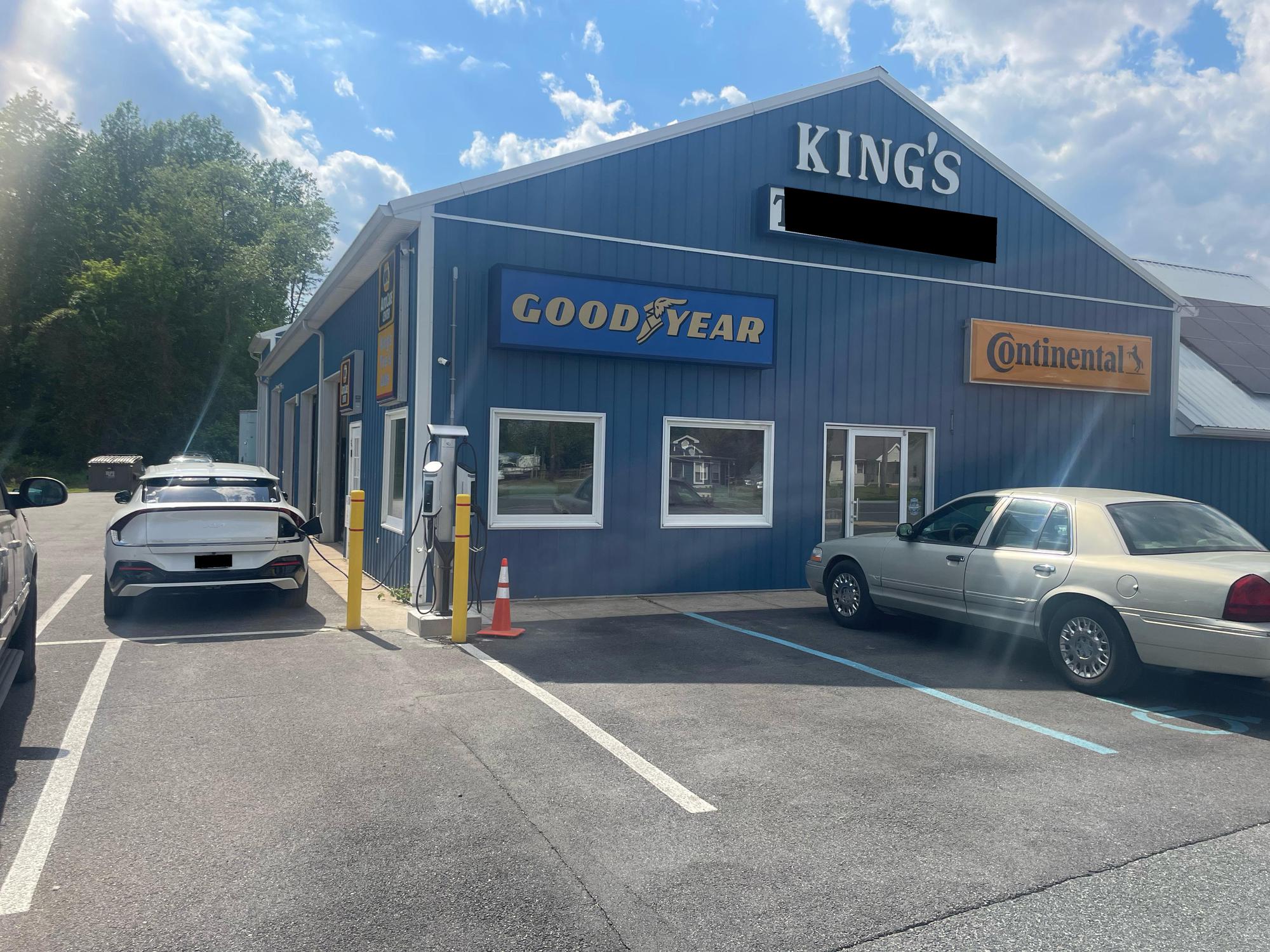 King’s Tire & Lube Milford, DE EV Station