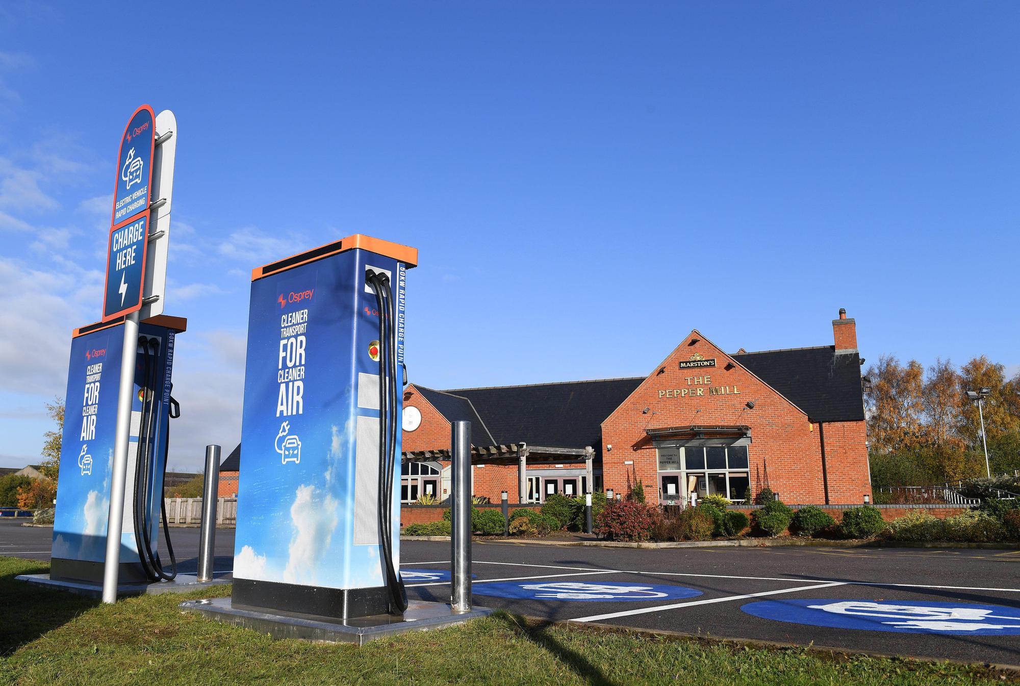 The Pepper Mill Longton, StokeonTrent, ST3 2JB, UK EV Station