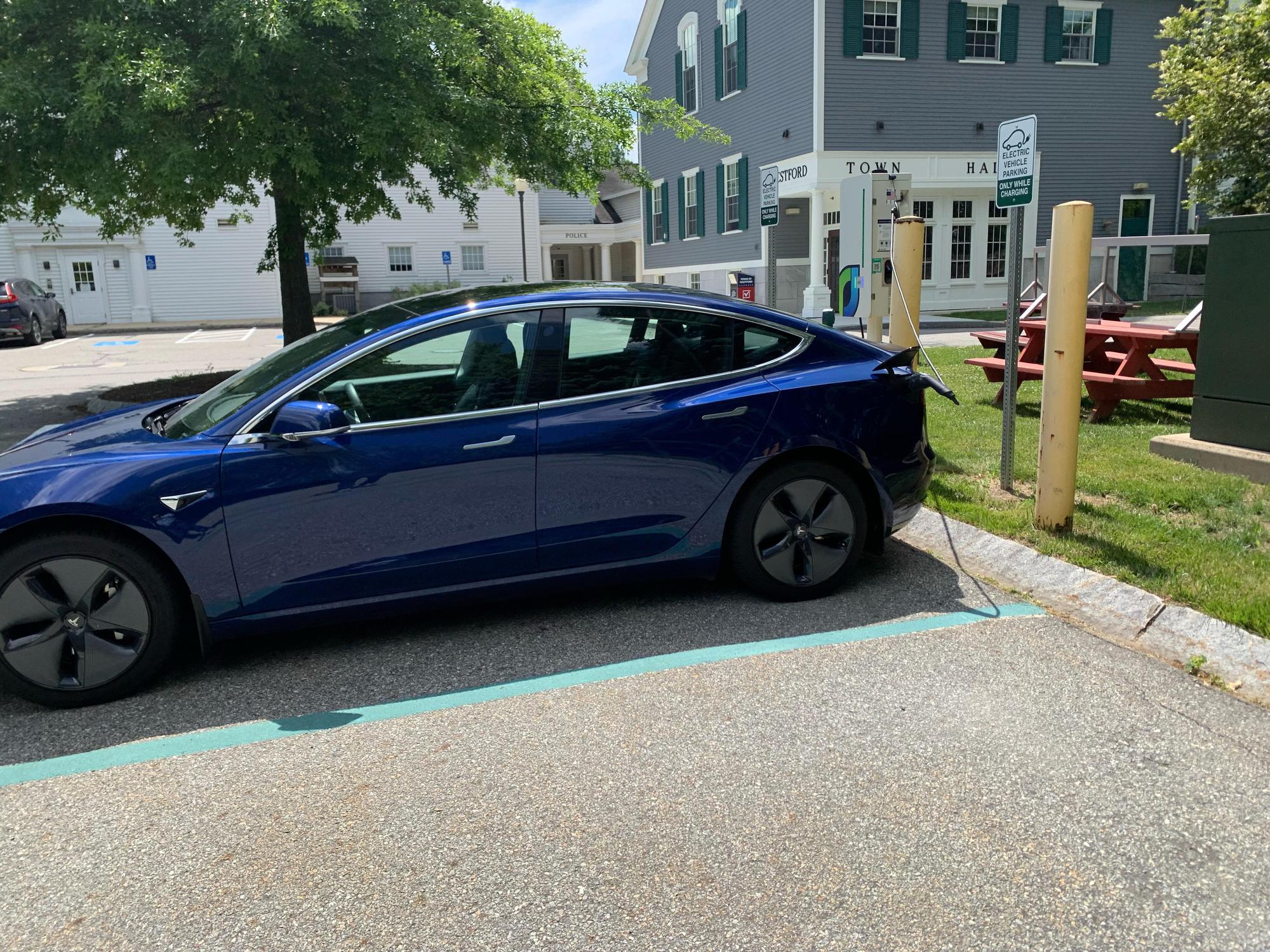 Westford Town Hall Westford, MA EV Station