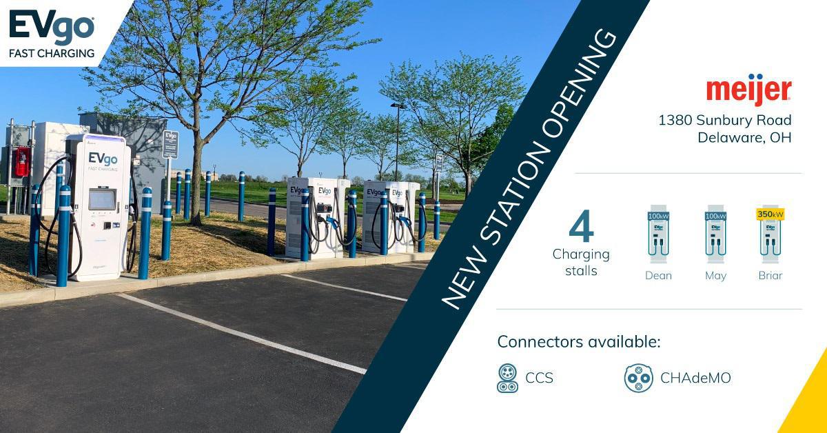 Meijer Delaware Delaware, OH EV Station