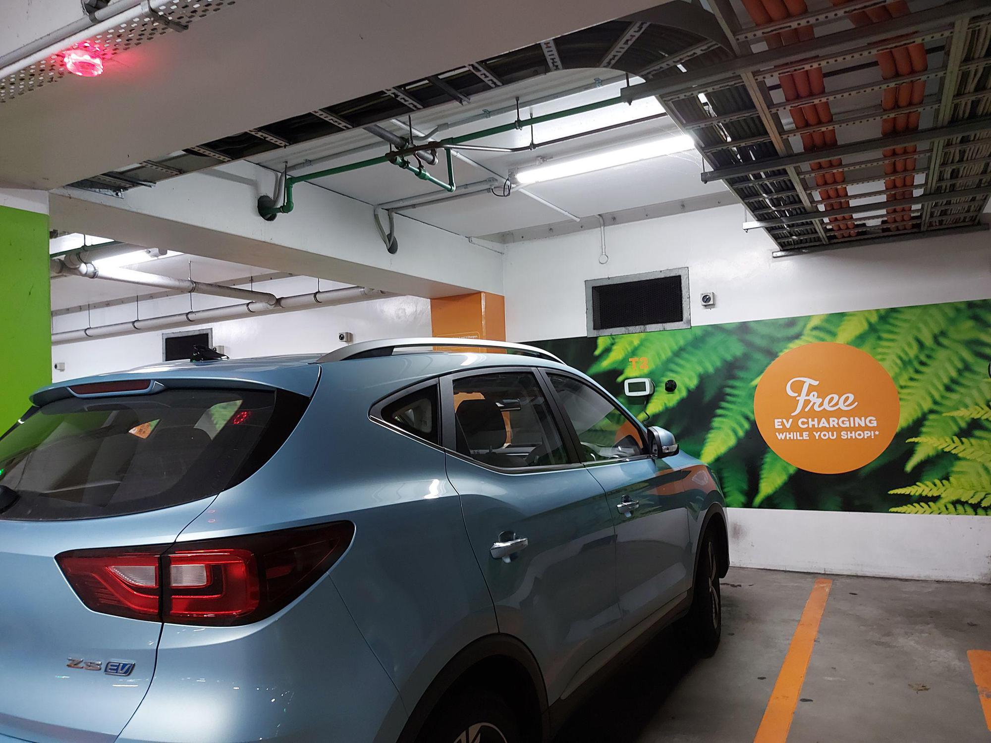 Te Awa Underground Car Park Hamilton, Waikato EV Station