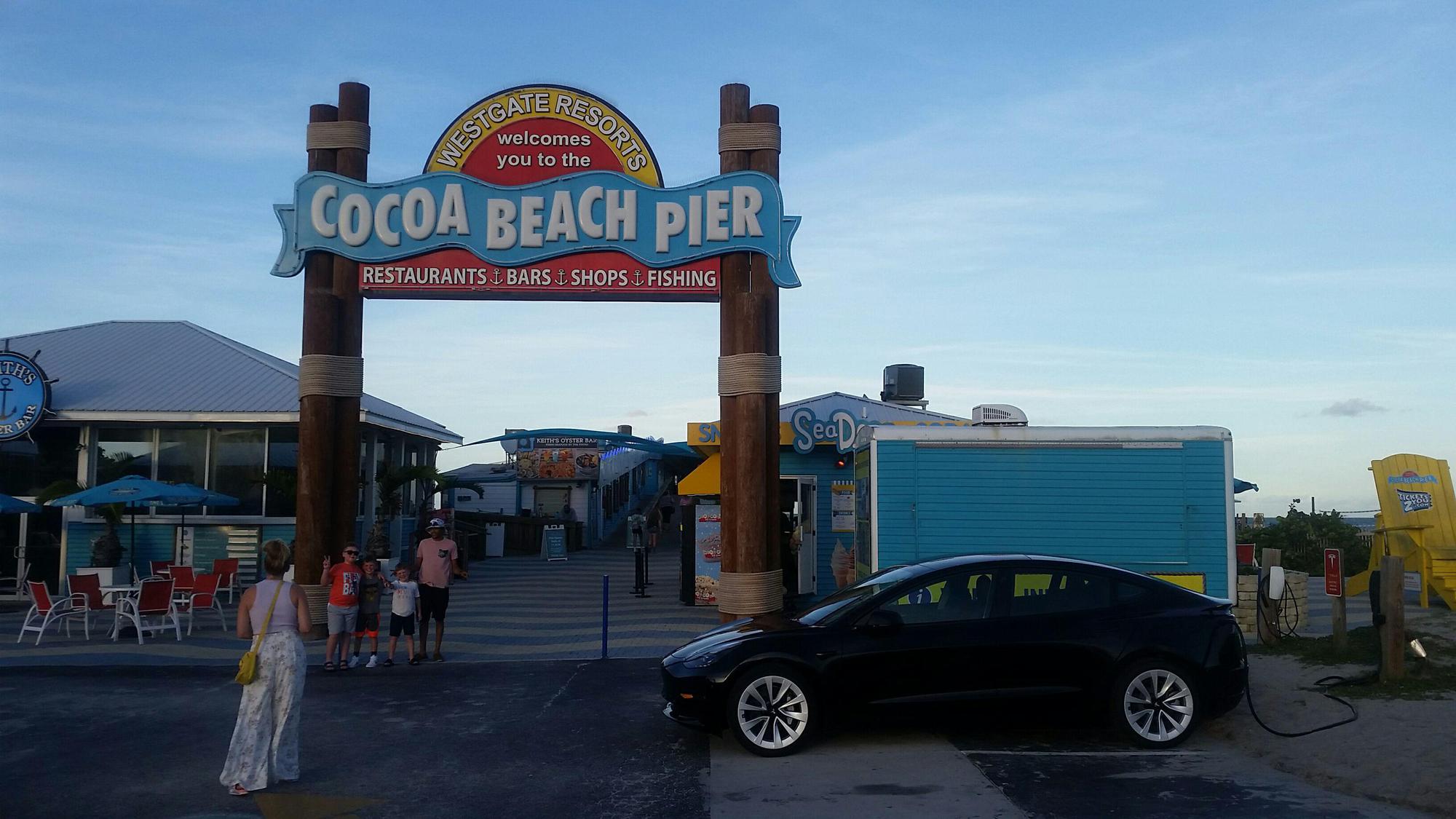 Cocoa Beach Pier Cocoa Beach, FL EV Station