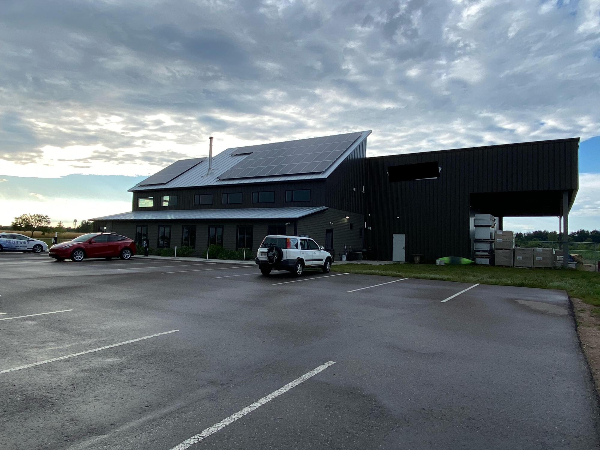 Northwind Solar Amherst, WI EV Station