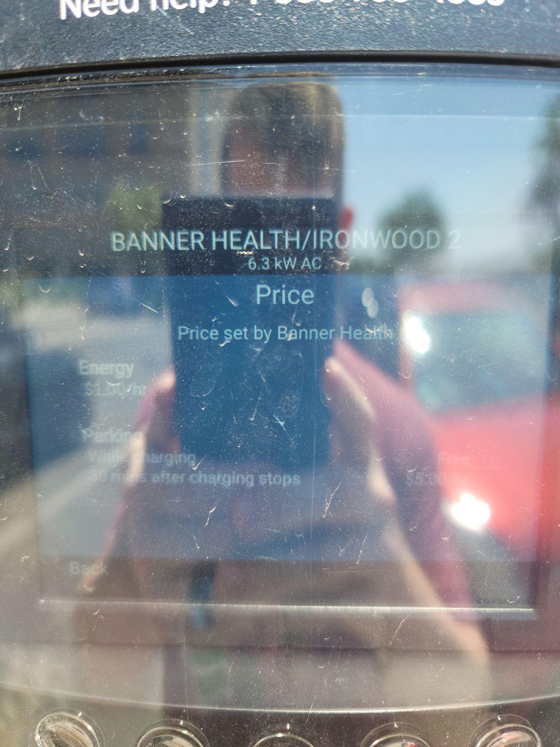 Banner Ironwood Medical Center San Tan Valley, AZ EV Station