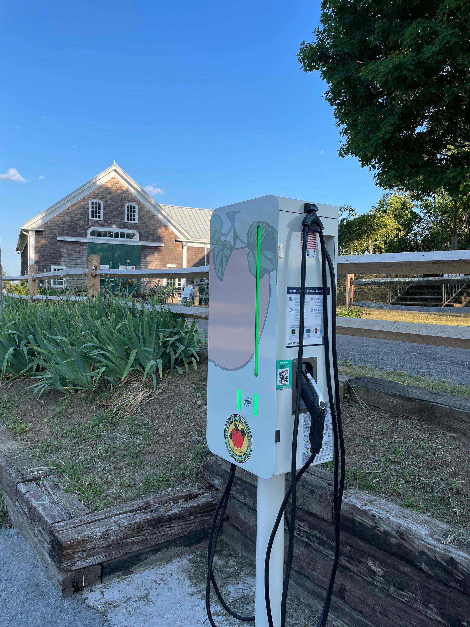 Russell Orchards Ipswich, MA EV Station