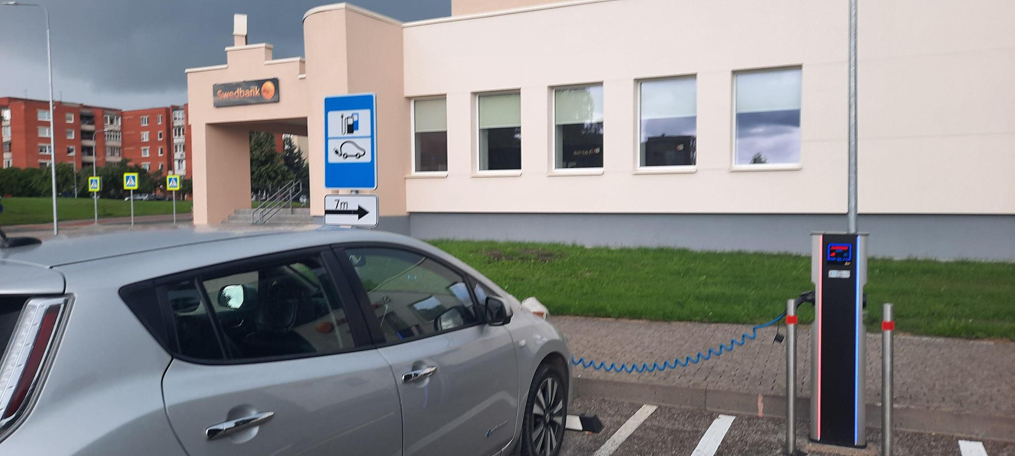 Sodra Aušros g. Utena, Utenos apskr. EV Station