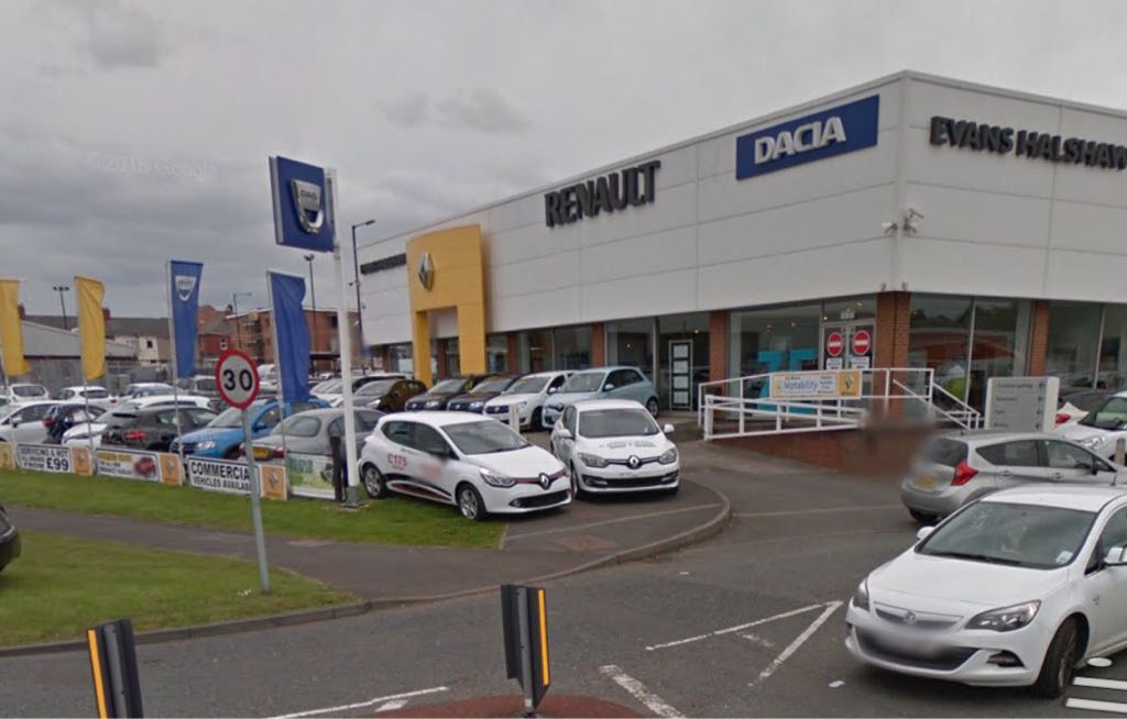 Renault Evans Halshaw Sunderland, England EV Station