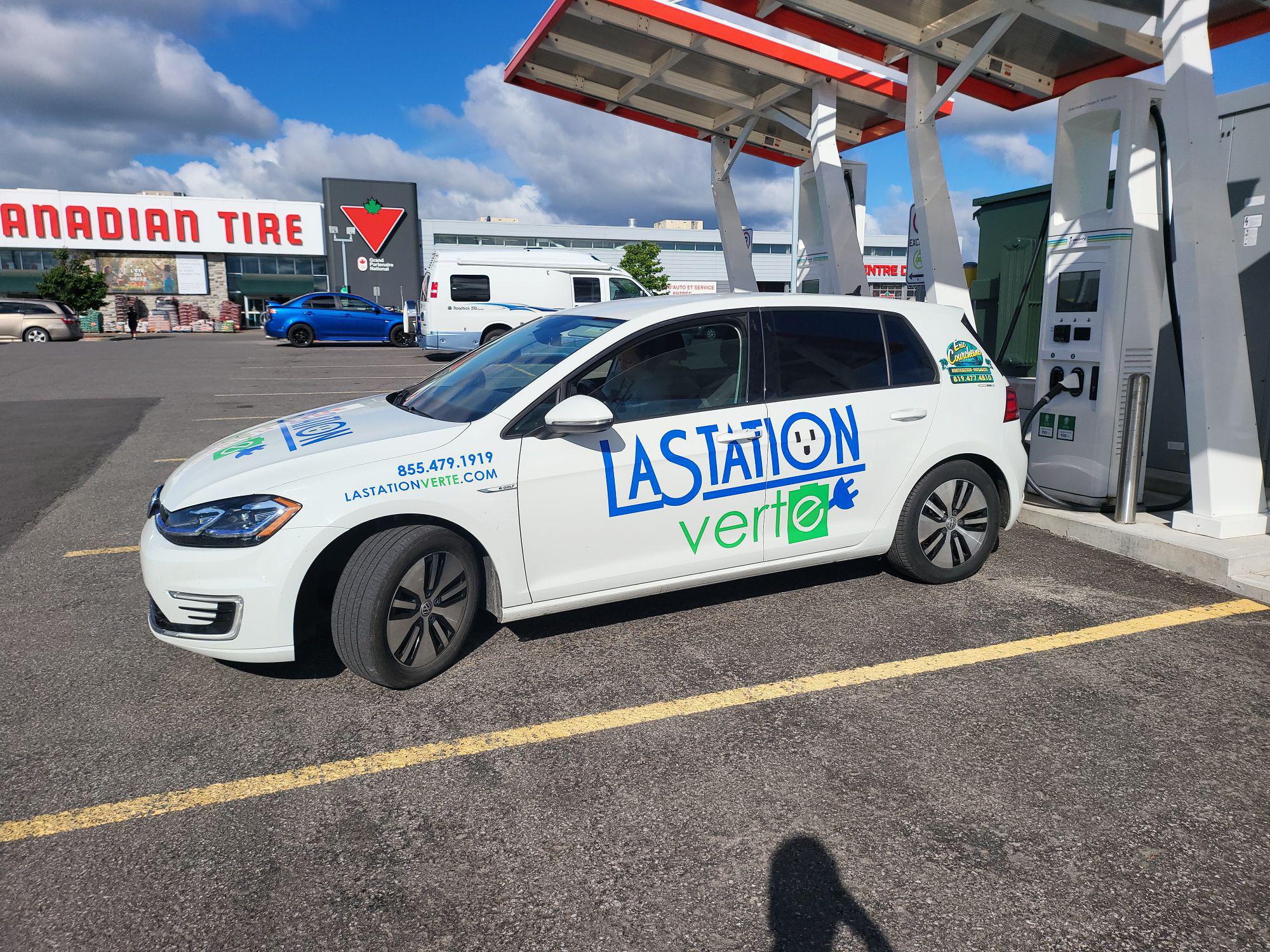 Canadian Tire SaintRomuald Lévis, QC EV Station
