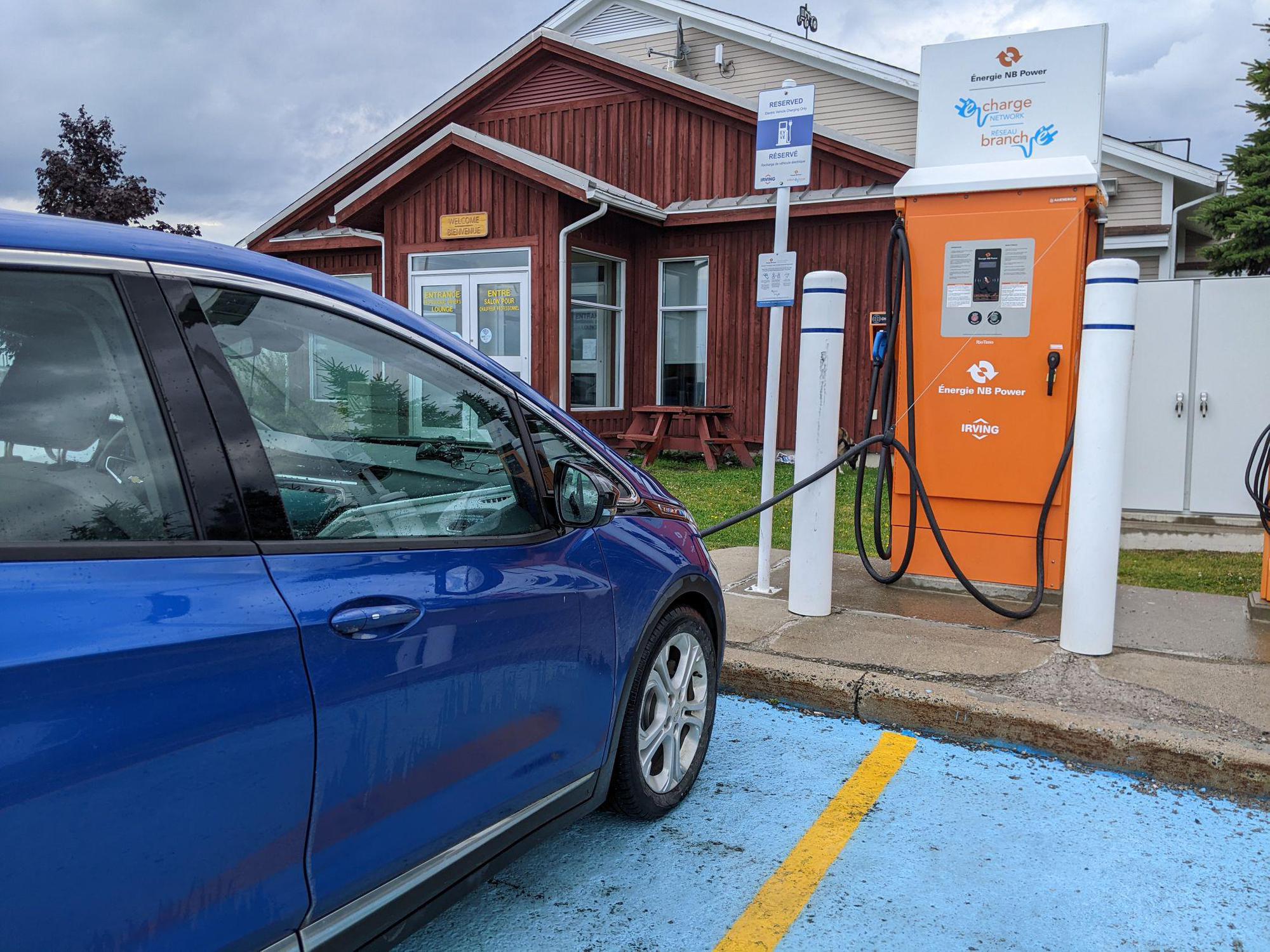 Grand Falls Irving Big Stop Grand Falls, NB EV Station