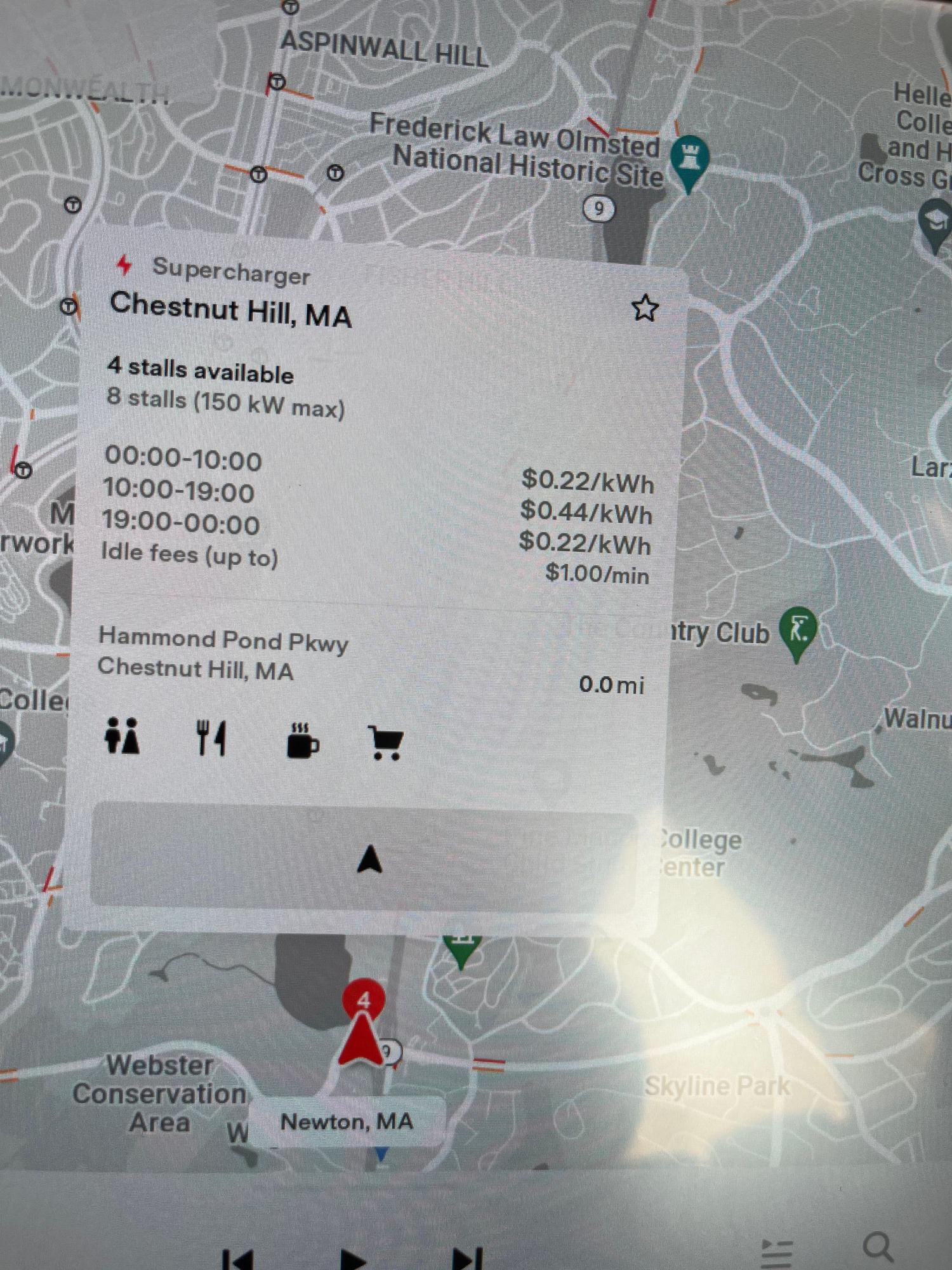 Boylston St Parking Lot Newton, MA EV Station