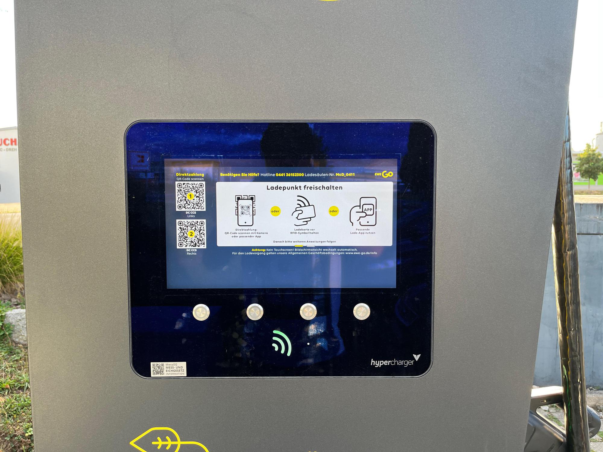 EWE Go McDonald's Rheinfelden (D) Rheinfelden (Baden), BW EV Station