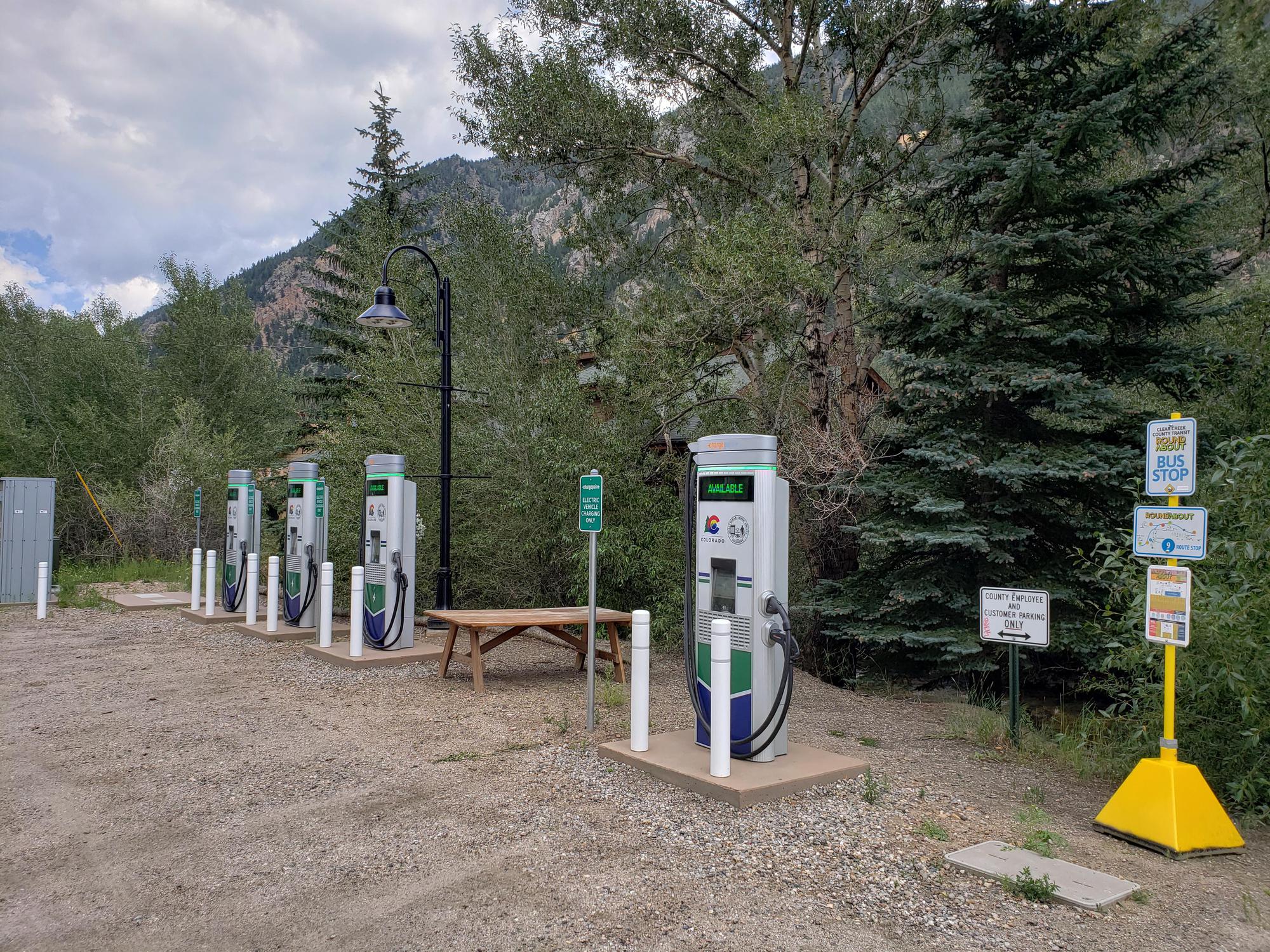 Annex Parking Lot CO EV Station