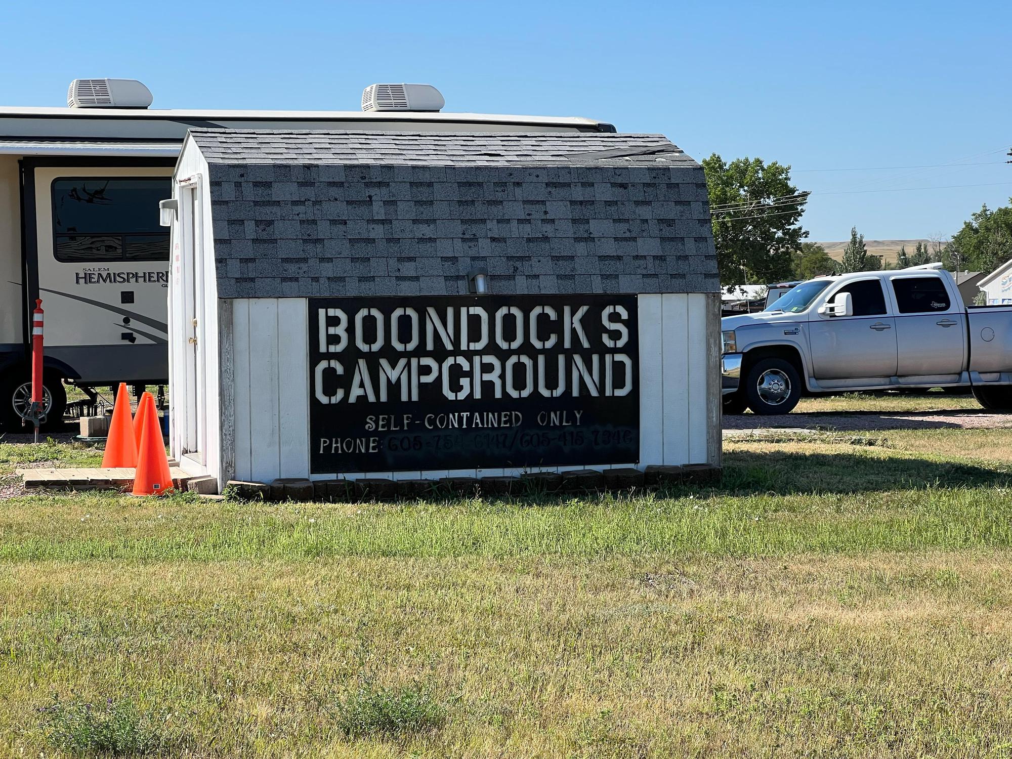 Boondocks Campground New Underwood, SD EV Station
