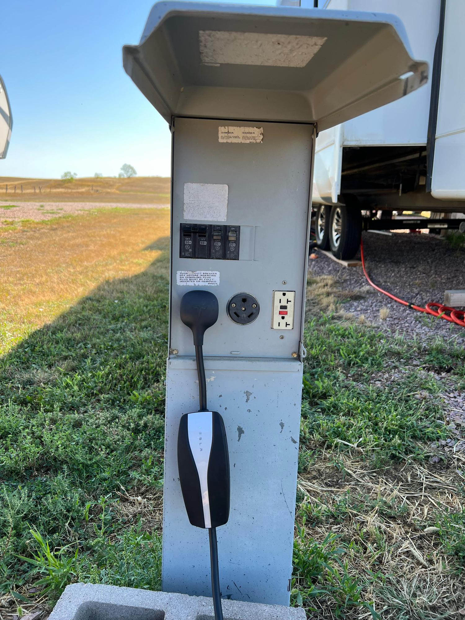 Boondocks Campground New Underwood, SD EV Station