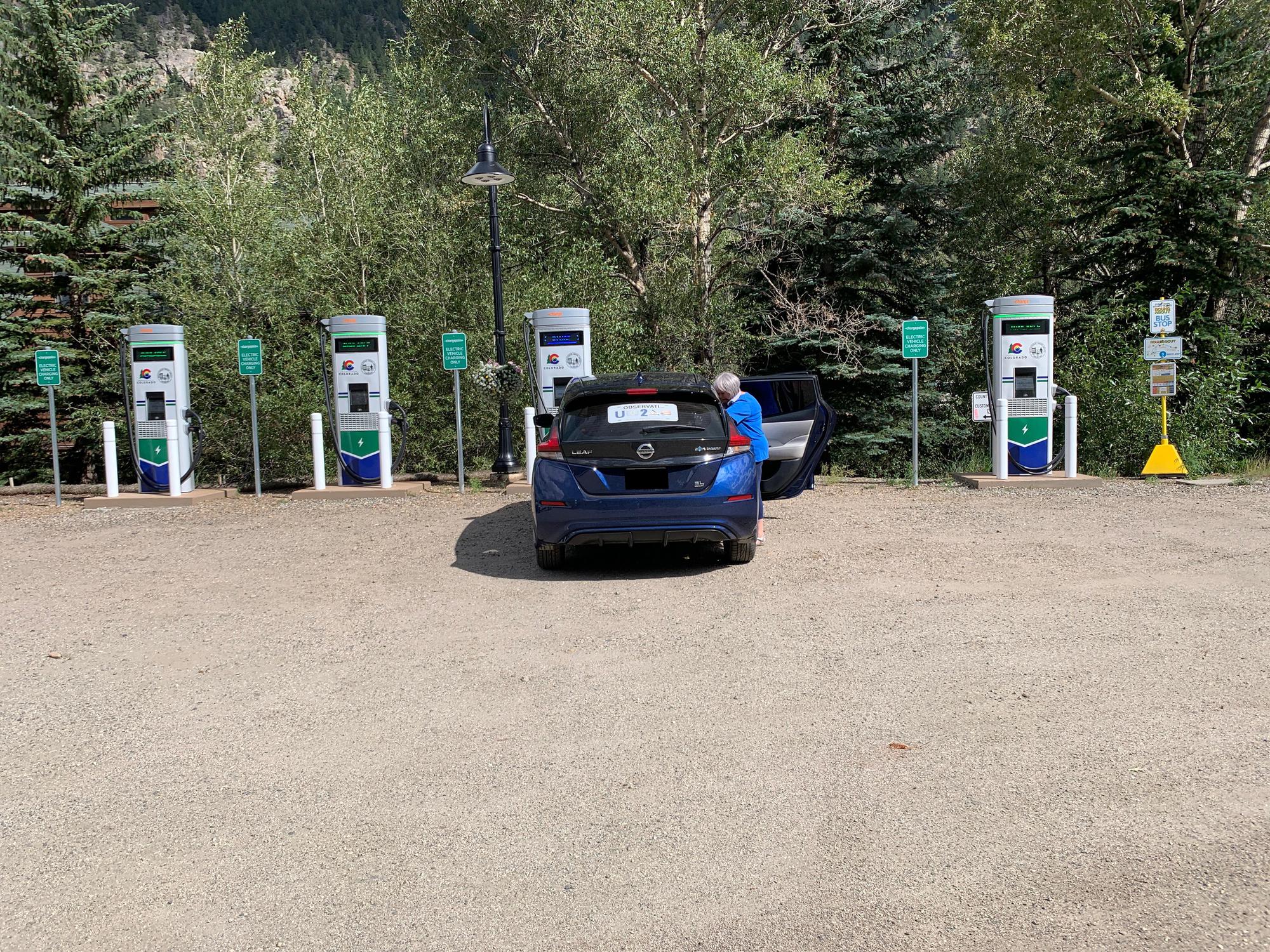 Annex Parking Lot CO EV Station