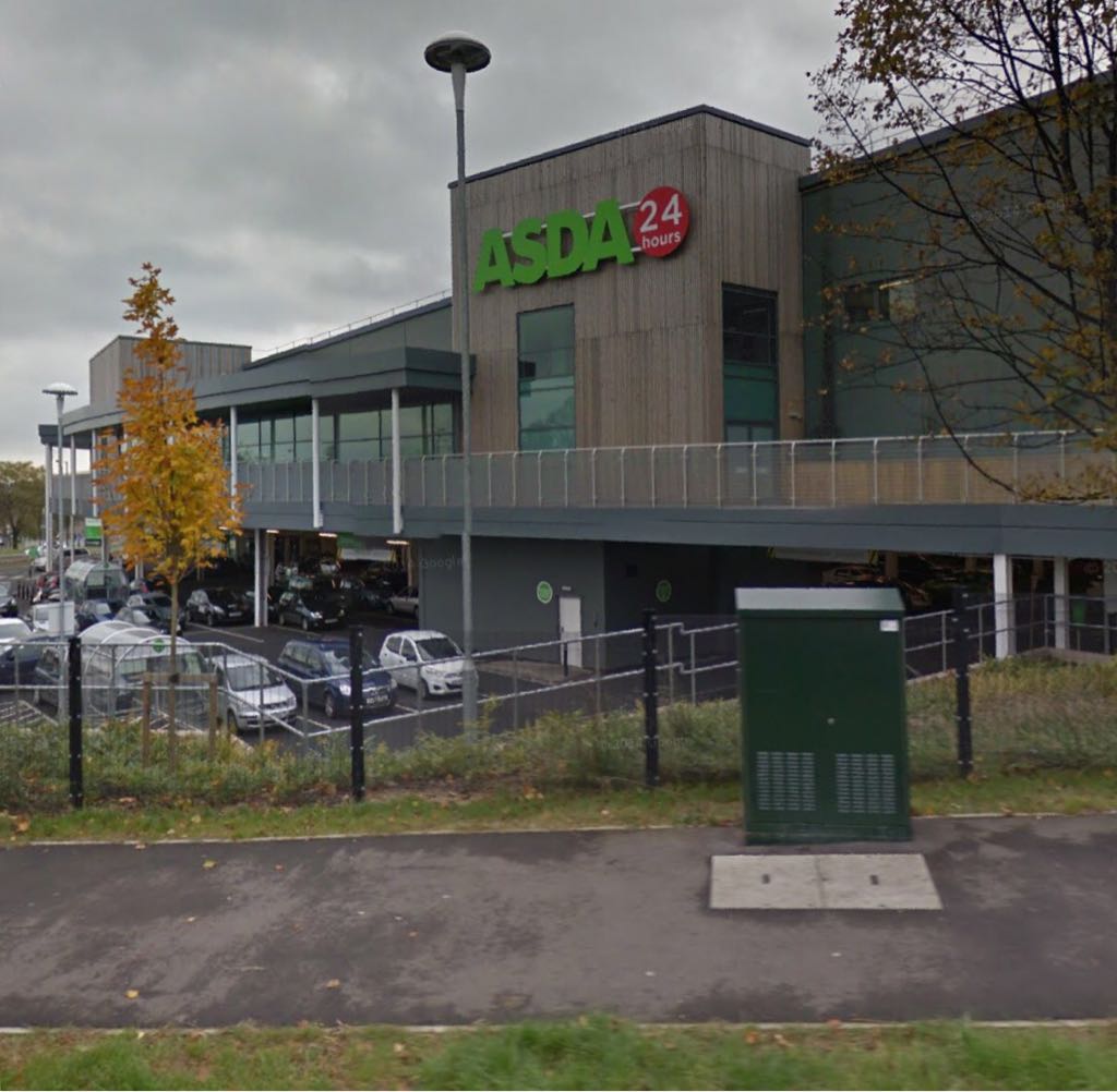 ASDA Sheffield, England EV Station