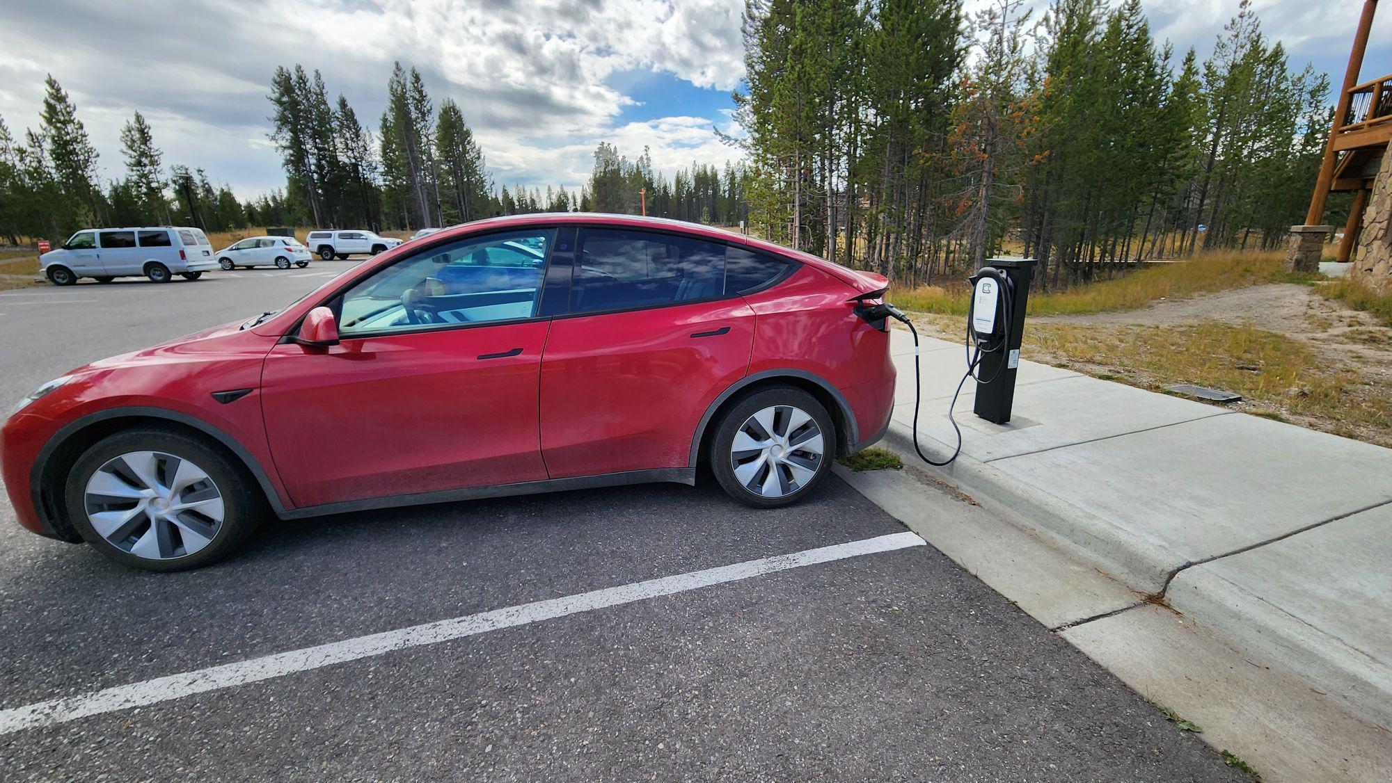 Rhyolite Lodge Yellowstone National Park, WY EV Station