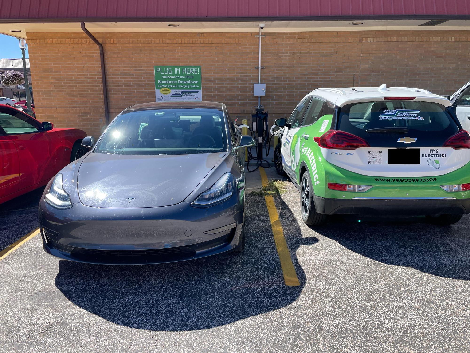 Powder River Energy/Sundance Downtown Sundance, WY EV Station