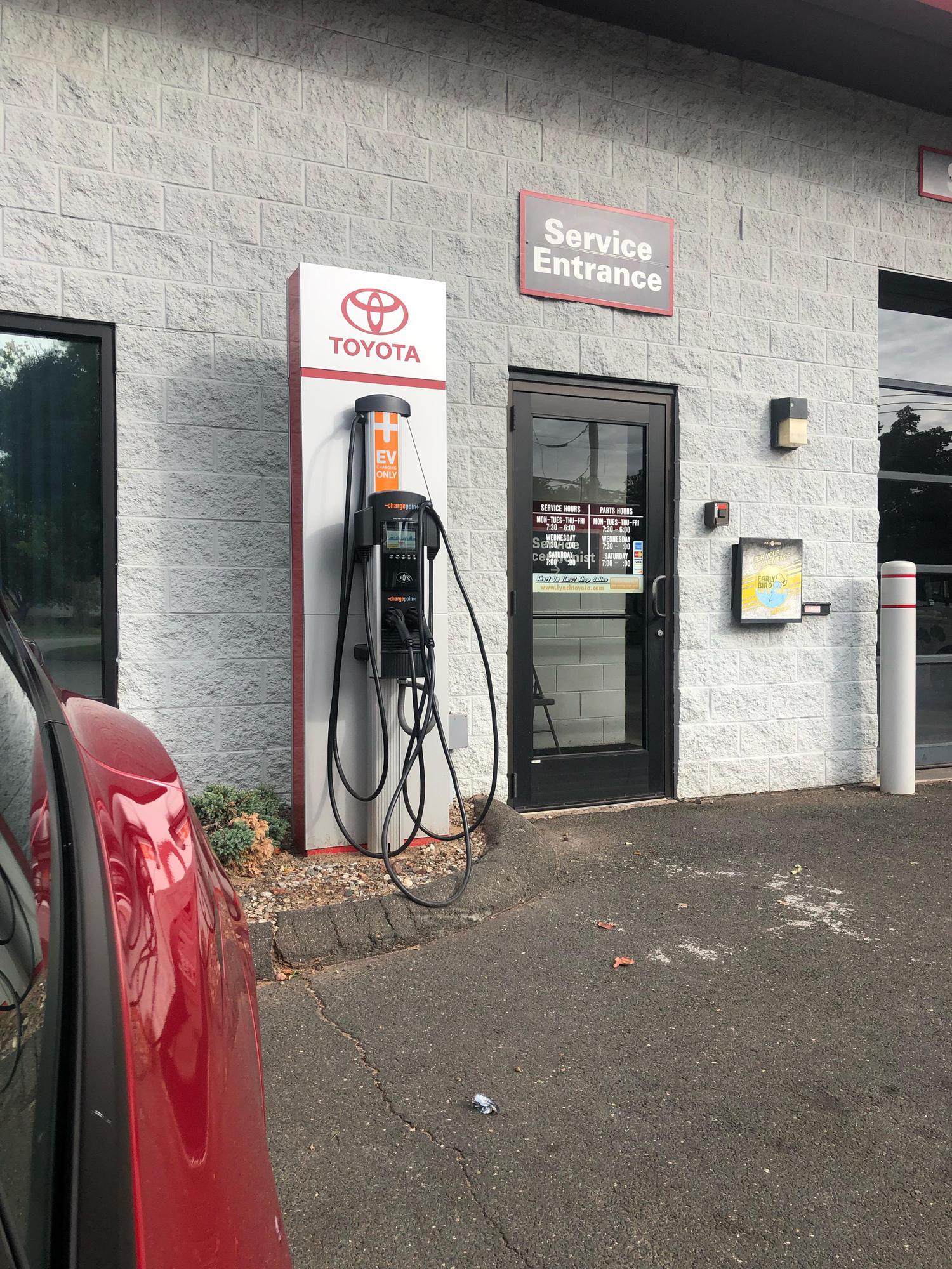 Lynch toyota manchester ct ev station
